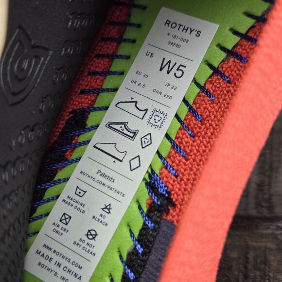 NEW Rothys The Ballet Flat Bow Womens 5 Flats Slip On Ballet Shoes Red - Picture 10 of 11